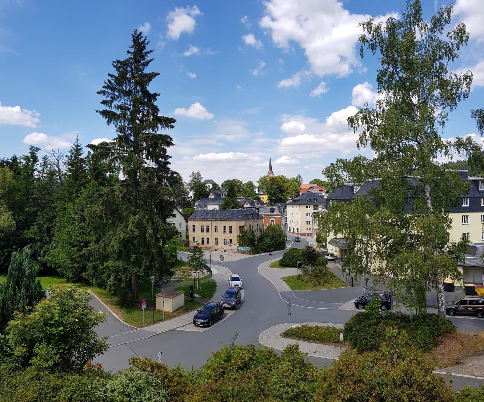 Villa Goldbrunnen Ferienwohnung 3 Bad Elster Esterno foto